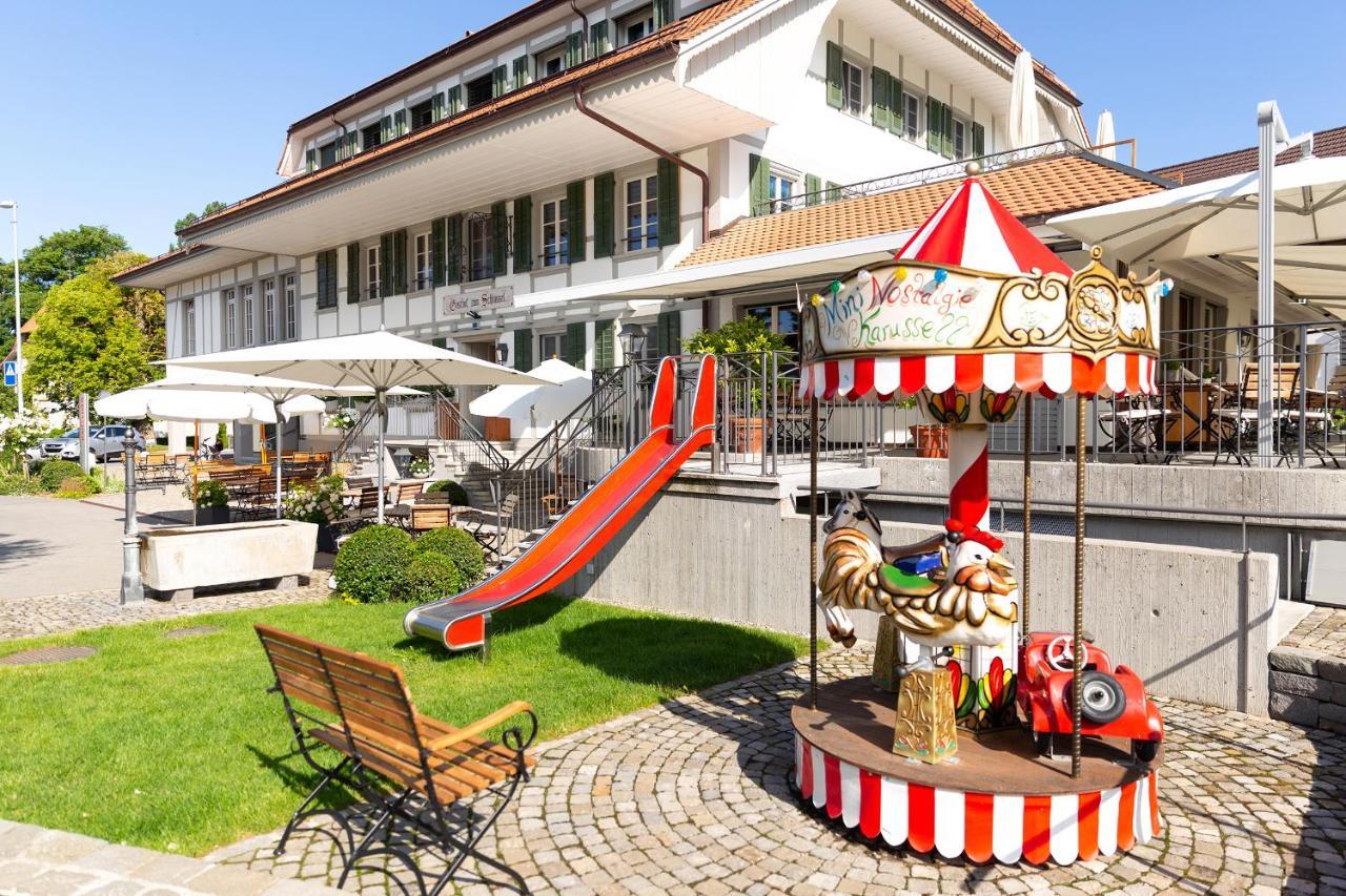 Hotel Gasthof Zum Schlussel Ueberstorf Exteriér fotografie